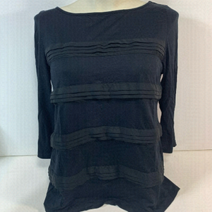 ANN Taylor LOFT Black Blouse